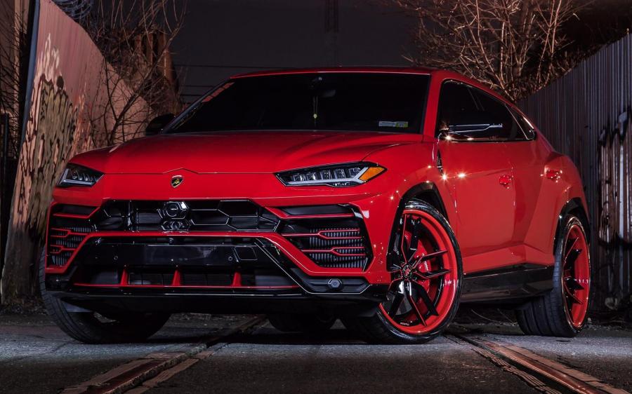 Lamborghini Urus Rosso Anteros on Forgiato Wheels (TEC 3.9) '2018